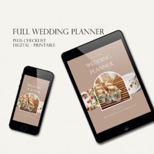 FULL WEDDING PLANNER + CHECKLIST